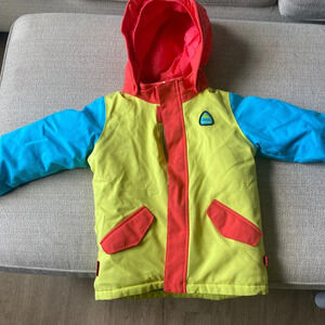 Burton Toddler Jacket 4T Ski/Snowboard Jacket Hibiscus/Limeade